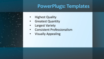 PowerPoint Template - abstract, space, concept - Print Slide